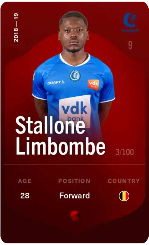 Stallone Limbombe 2018-19 • Rare 3/100