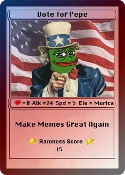 VOTEFORPEPE Card 10