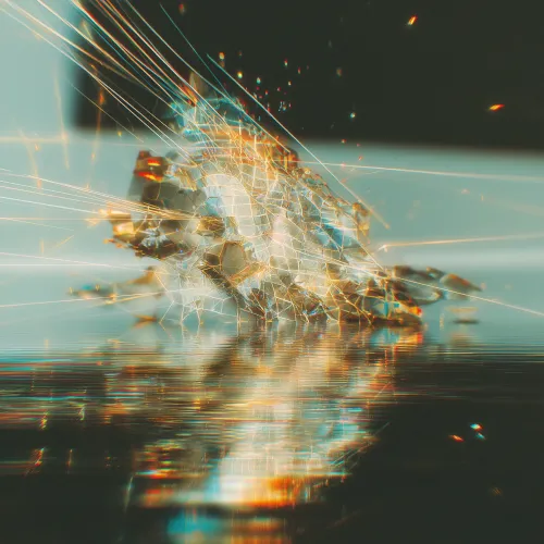 Abstract forms emerging from chaos #4