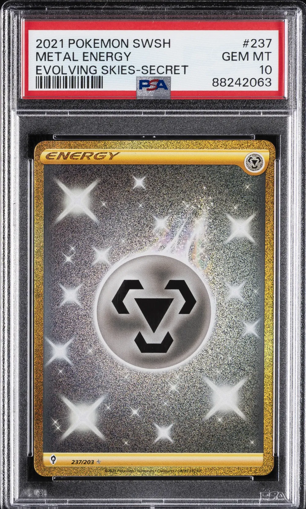2021 #237 Metal Energy PSA 10 Sw