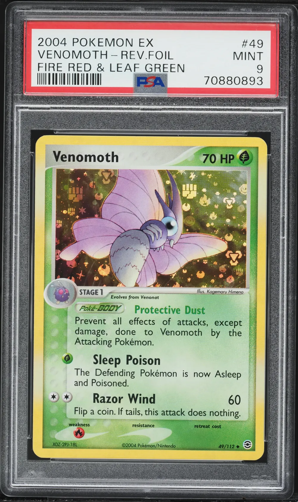 2004 #49 Venomoth-Reverse Foil P
