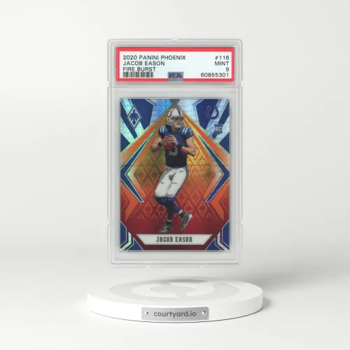 2020 Panini Phoenix #116 Jacob Eason - Fire Burst (PSA 9 MINT)