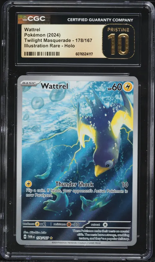2024 #178 Wattrel CGC 10 Pristin