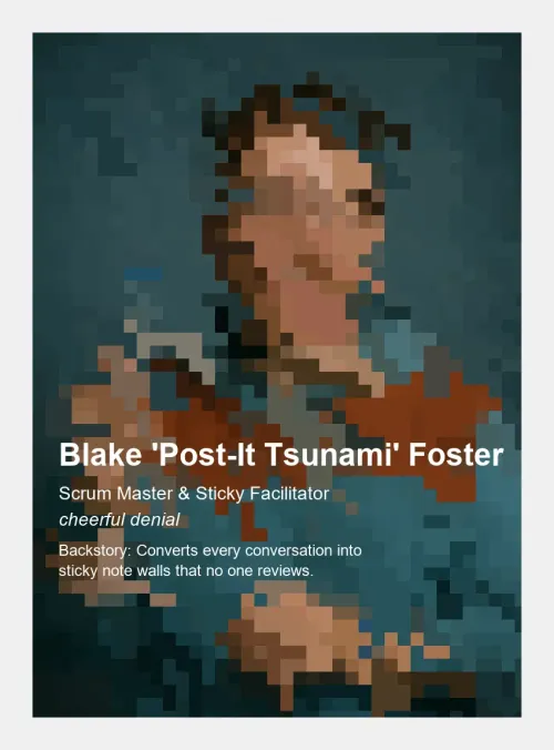 Blake 'Post-It Tsunami' Foster #9