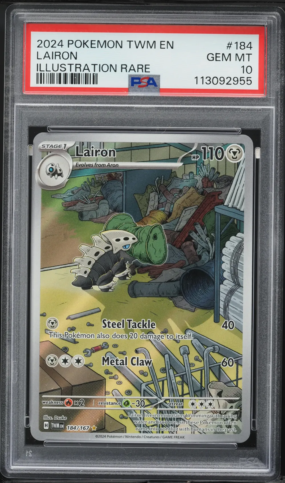 2024 #184 Lairon PSA 10 Twm EN-T