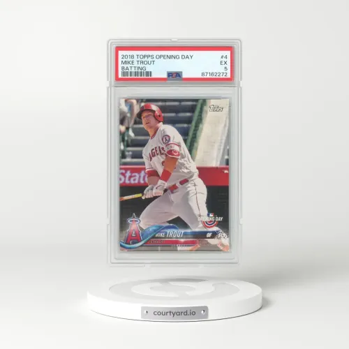 2018 Topps Opening Day #4 Mike Trout (PSA 5 EX)