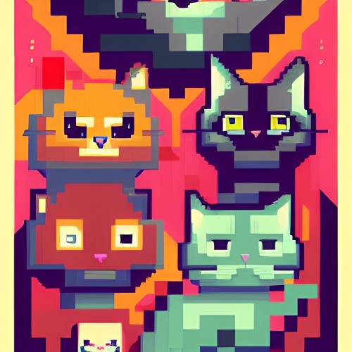 cat pixels