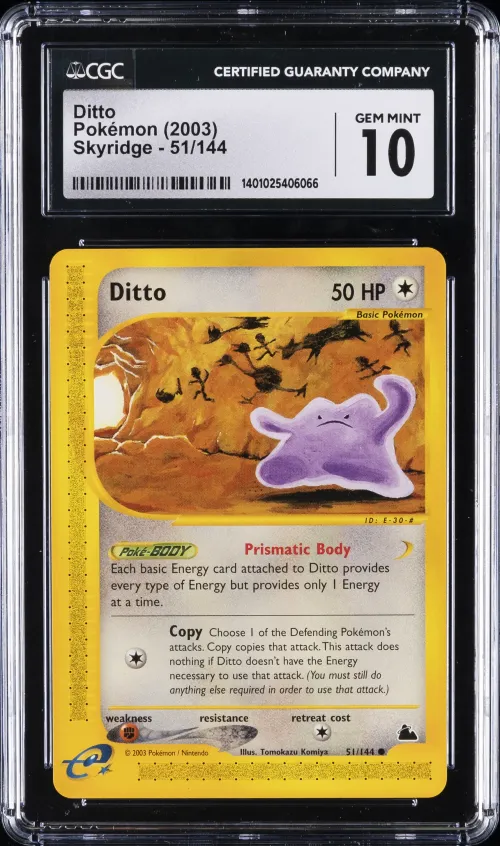 2003 #51 Ditto CGC 10 Gem Mint P