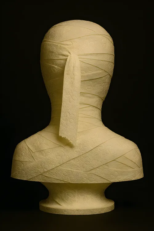 Soft Mummy - Quilted Veil #39