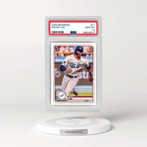 2020 Bowman #71 Gavin Lux (PSA 10 GEM MINT)