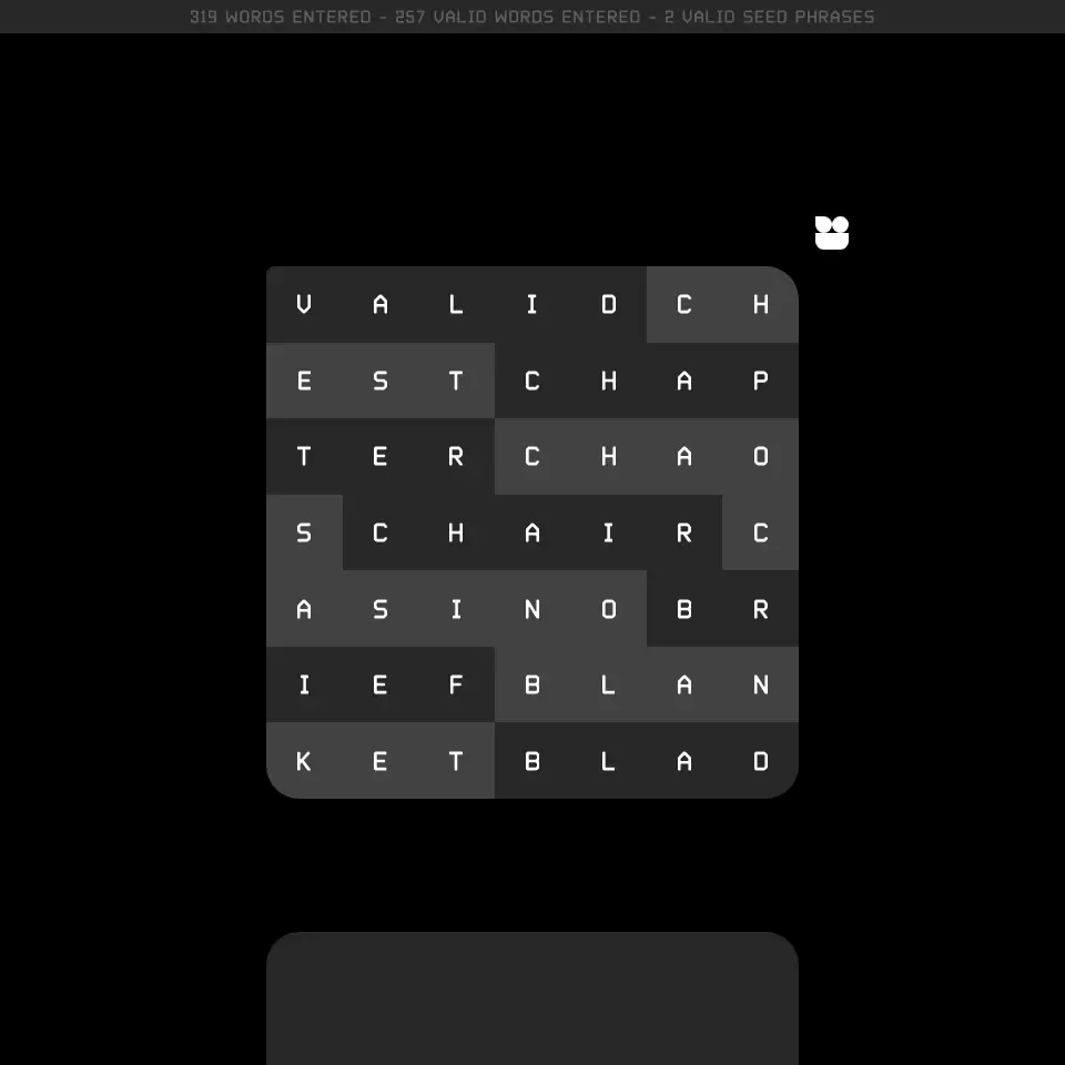 vvords, Set 026, Ed. 40 #12263