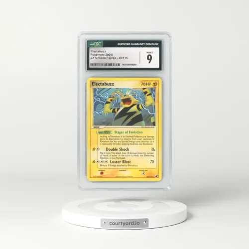 2005 EX Unseen Forces #22 Electabuzz (CGC 9 MINT)