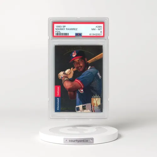 1993 SP #285 Manny Ramirez - Foil (PSA 8 NM-MT)