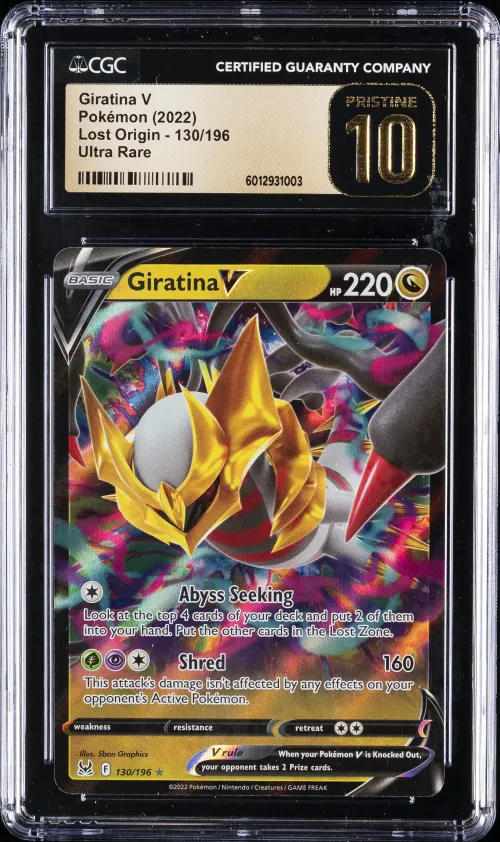 2022 #130 Giratina V CGC 10 Pris