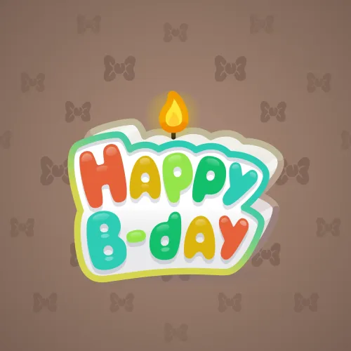 B-Day Candle #235655