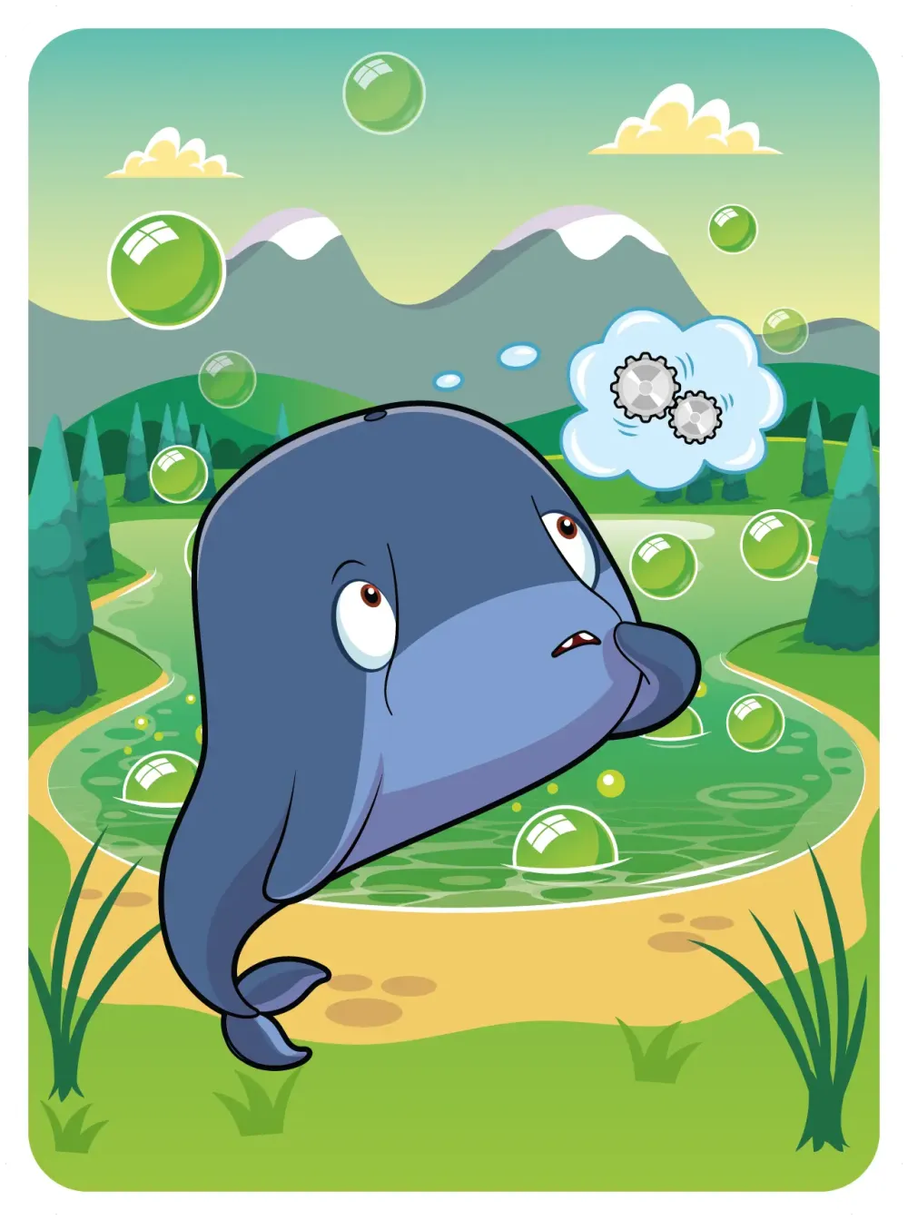 Serious Sperm Whale #19322