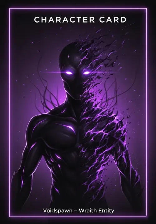 Voidspawn — Wraith Entity (🧟♂️ CHARACTER CARD) #1