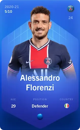 Alessandro Florenzi 2020-21 • Super Rare 5/10