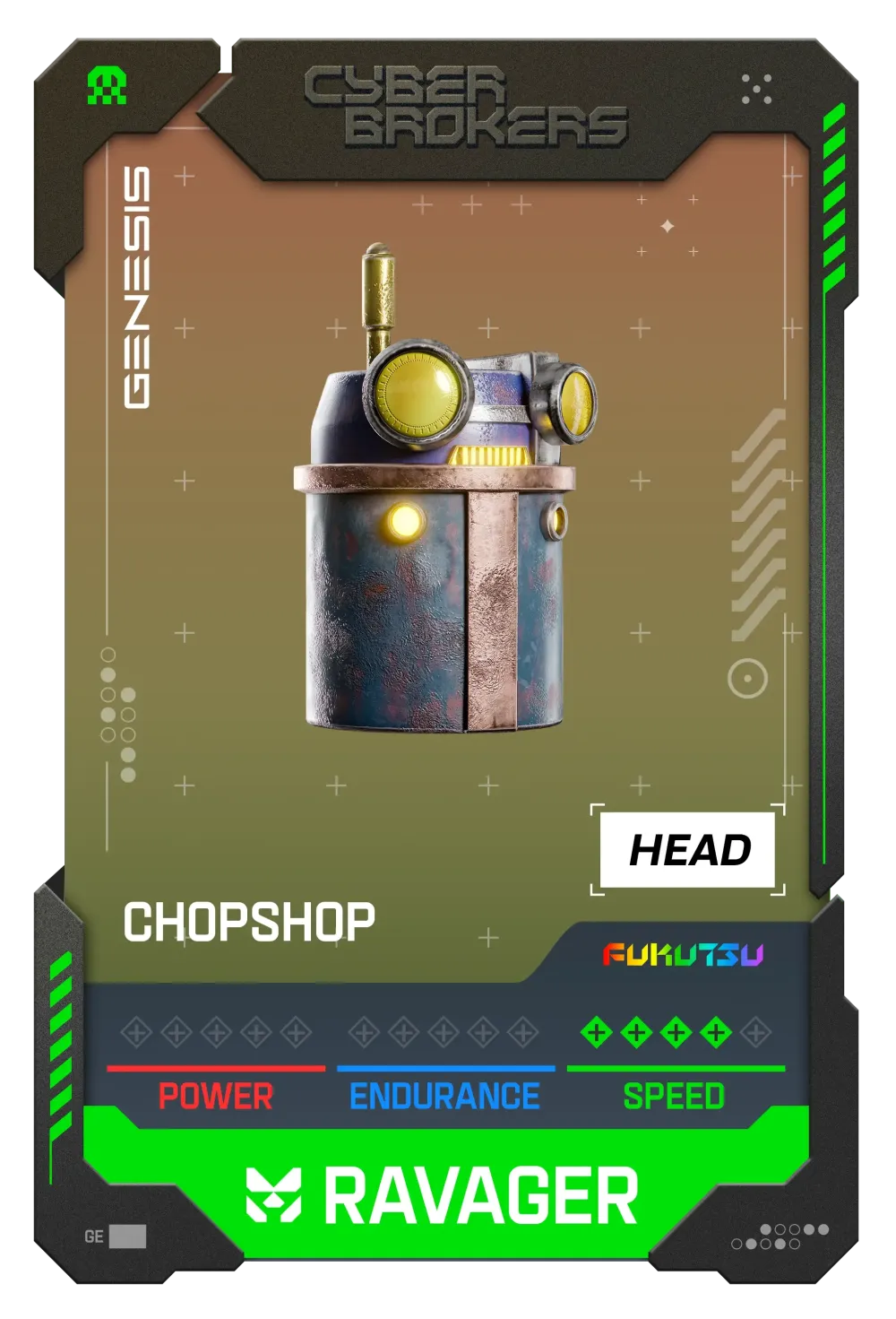 Chopshop Ravager Head  #14428