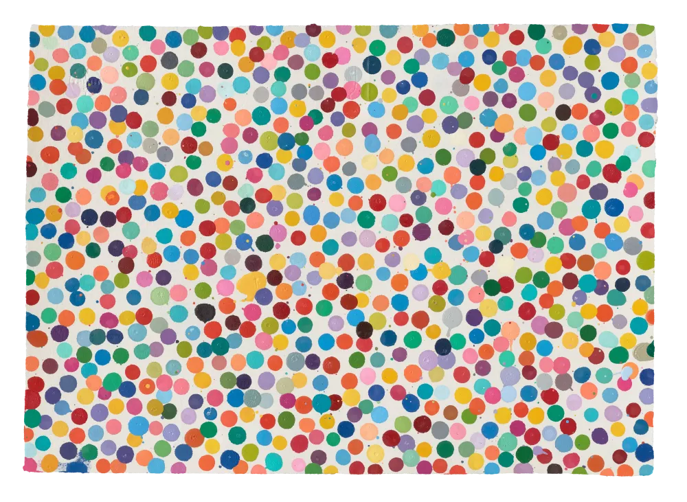 Twentyfour patches of paint #8223