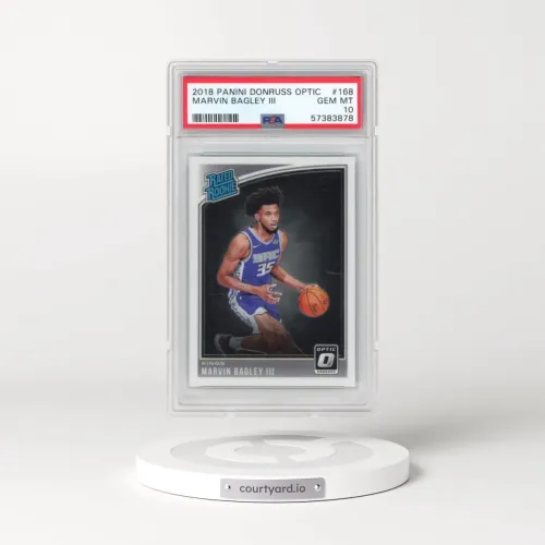 2018 Panini Donruss Optic #168 Marvin Bagley III (PSA 10 GEM MINT)