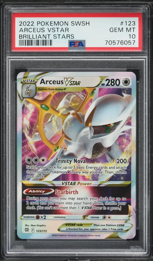 2022 #123 Arceus Vstar PSA 10 Sw