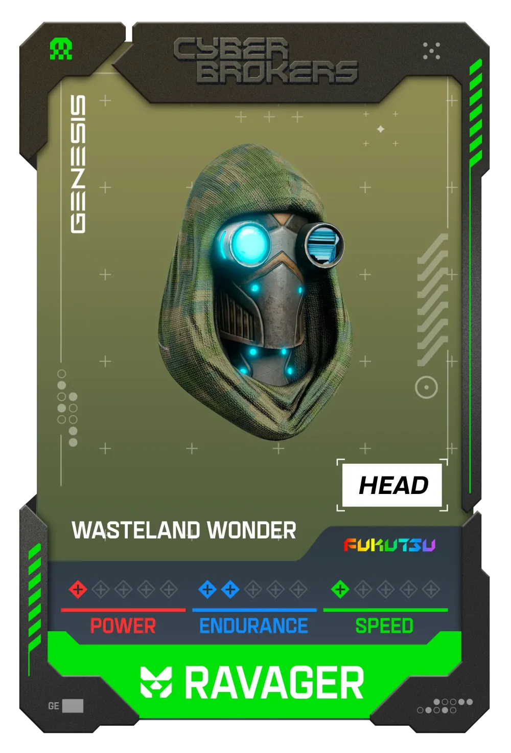 Wasteland Wonder Ravager Head  #22512