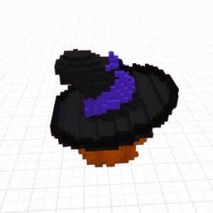 HalloweenWitchPumpkinHead #3176