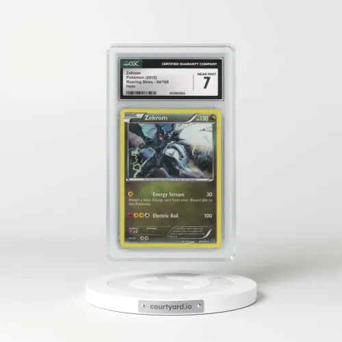 2015 Roaring Skies #64/108 Zekrom - Holo (CGC 7 NM)