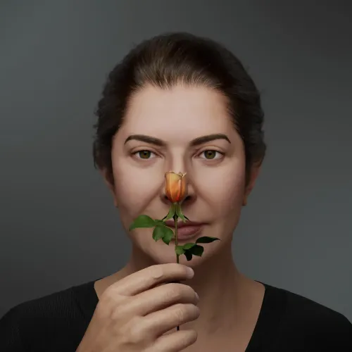 Portrait with Rose #471