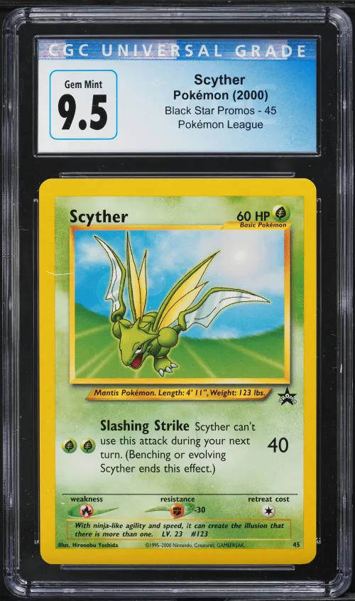 1999 #45 Scyther CGC 10 Black St