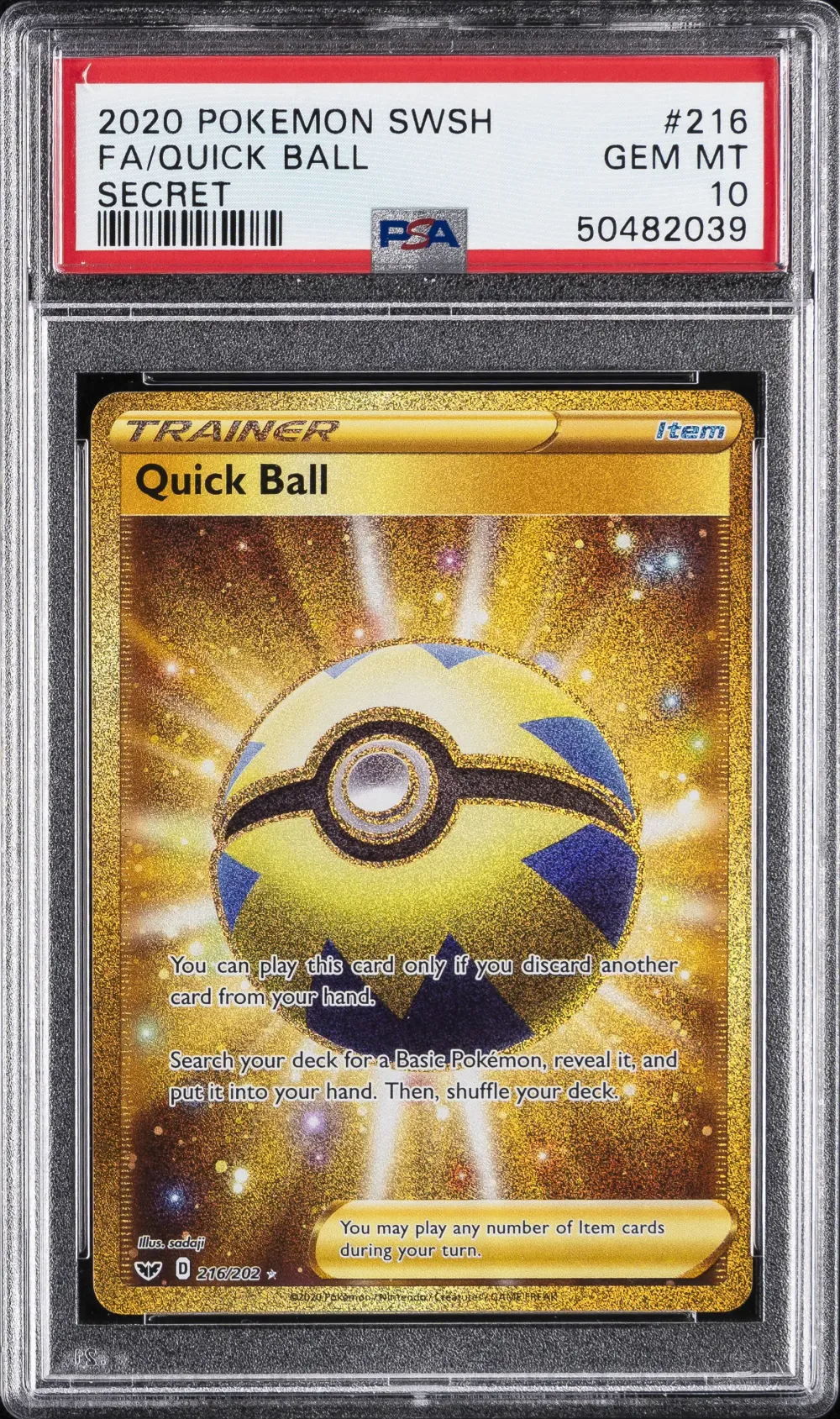 2020 #216 Full Art/Quick Ball PS