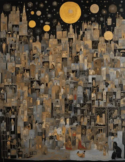 Lunar Illuminations: The Gilded Metropolis #15