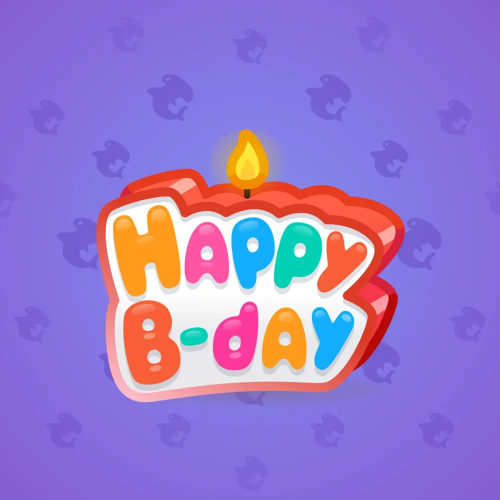 B-Day Candle #101037