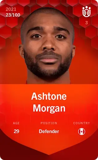 AshtoneMorgan2021-22•Rare23/100 #106651286407810841616680628809991601284534592567483336632302593413868094826271