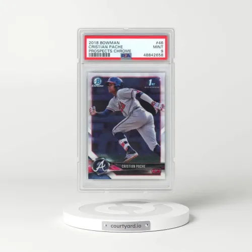 2018 Bowman Prospects Chrome #46 Cristian Pache (PSA 9 MINT)