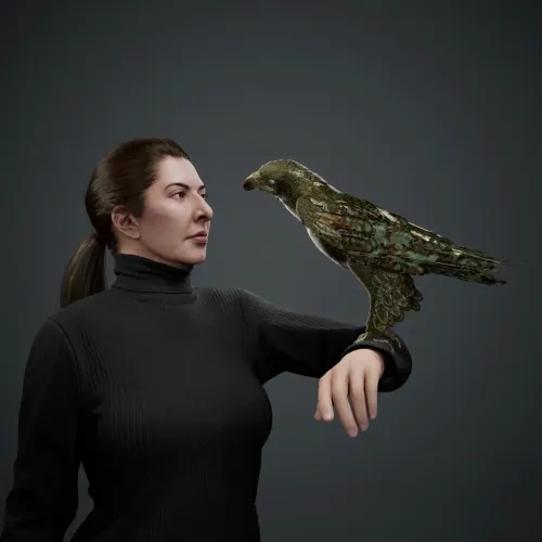 Portrait with Eagle #597