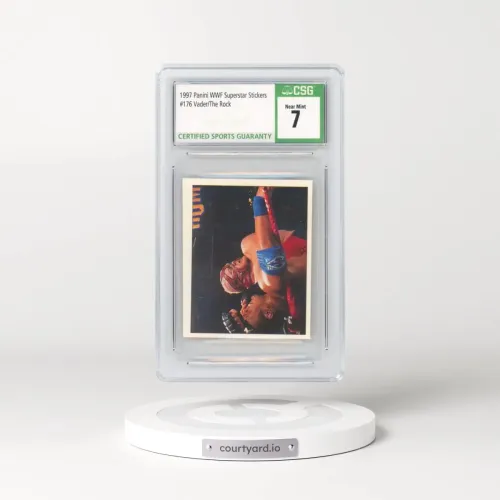 1997 Panini WWF Superstar Stickers #176 Vader/The Rock (CSG 7 NM)