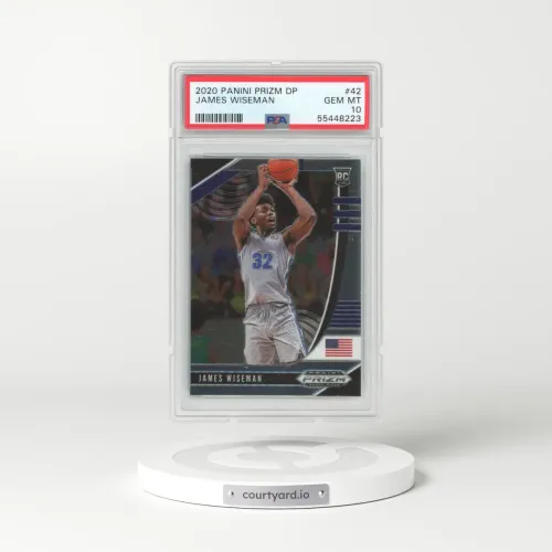 2020 Panini Prizm Draft Picks #42 James Wiseman (PSA 10 GEM MINT)