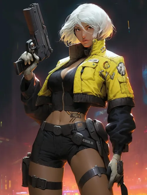 Cyberpunk Waifu #1880