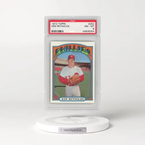 1972 Topps #252 Ken Reynolds (PSA 8 NM-MT)