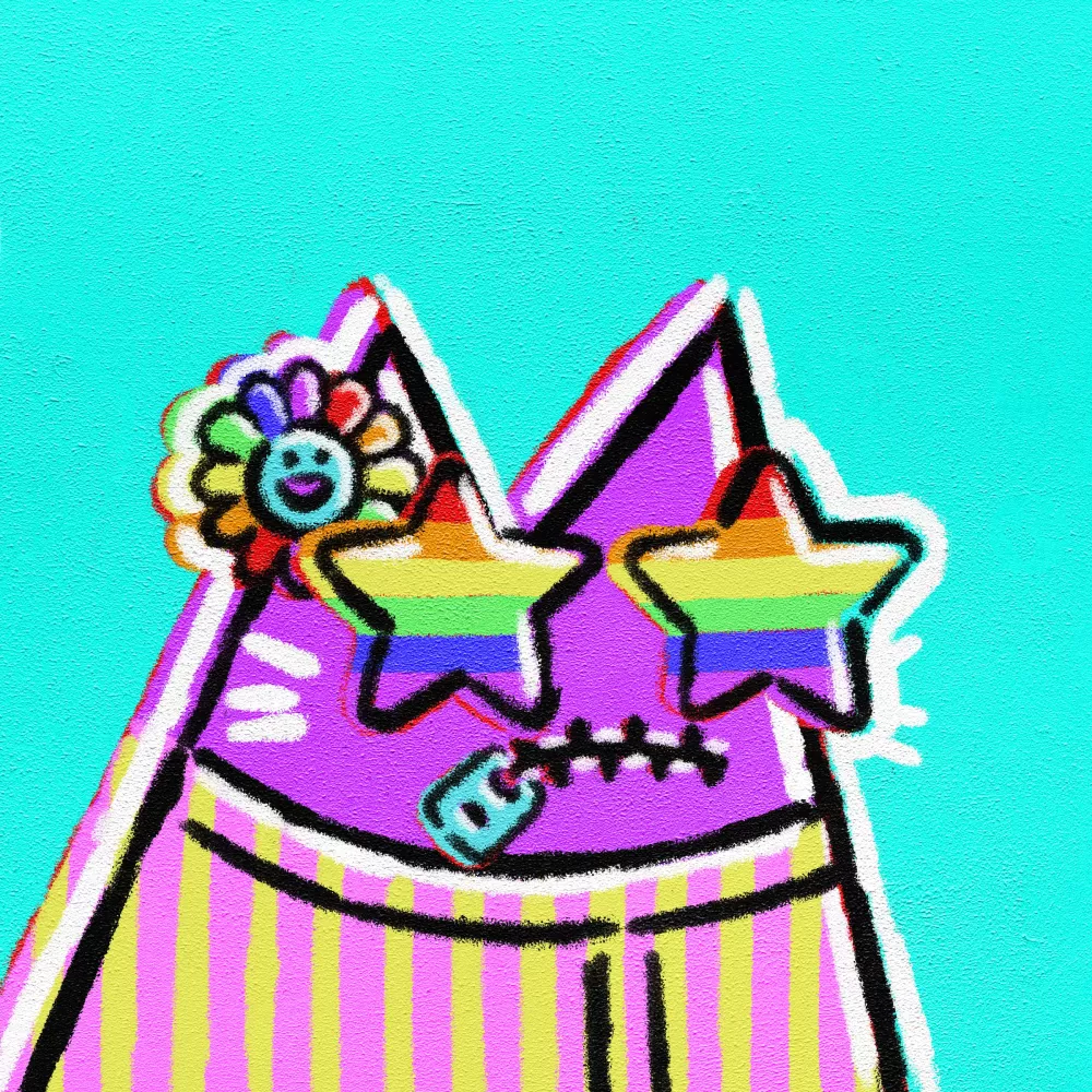 Pop Art Cats  #8649