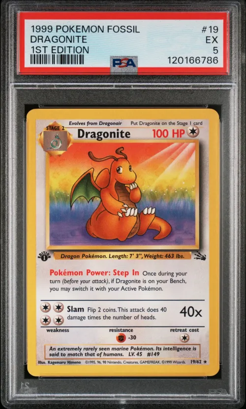 1999 #19 Dragonite 1st Edition P