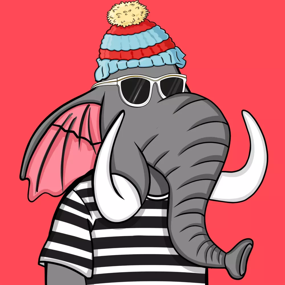Untamed Elephant  #5689