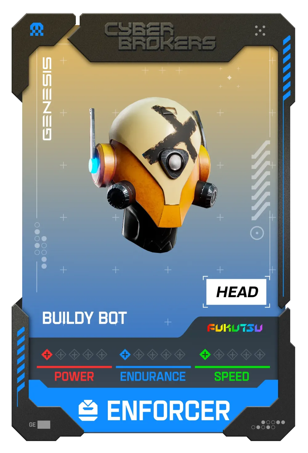 Buildy Bot Enforcer Head  #35354