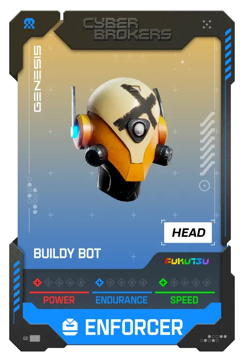 Buildy Bot Enforcer Head #35354