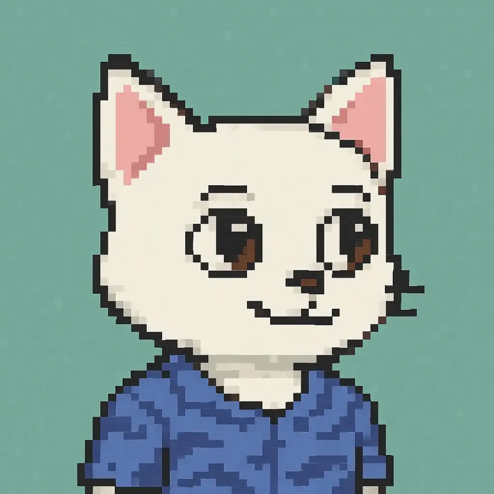 Pixel Alpha Cat No. 7 #8