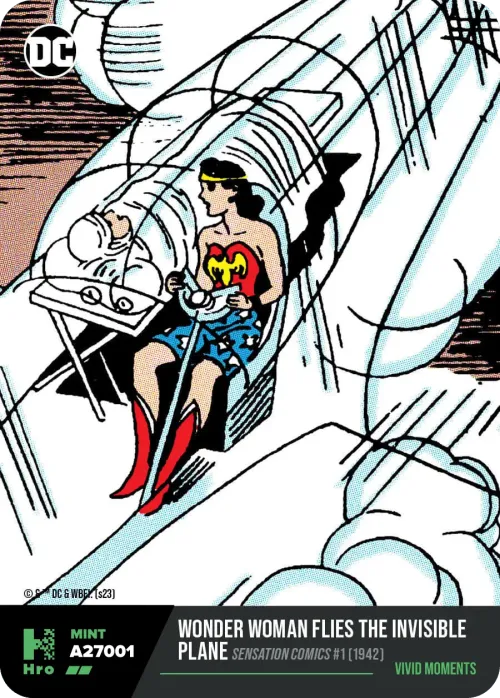 A27001 2022 Vivid Moments Wonder Woman Flies the Invisible Plane