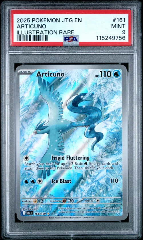 2025 #161 Articuno PSA 9 Jtg EN-