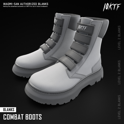 Blank Combat Boots #65543